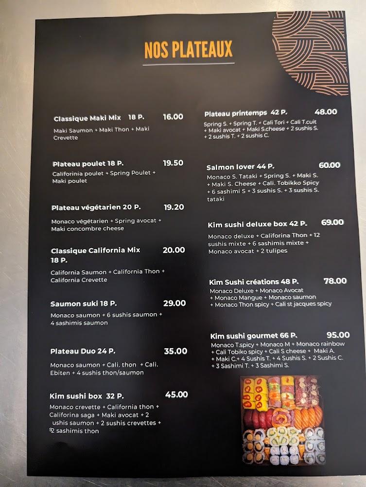 Kim sushi - Menu Image 2